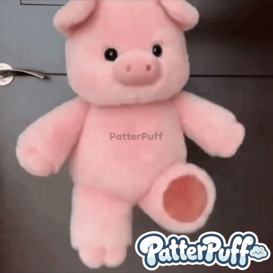 PatterPuff™ Running Pig Plushie
