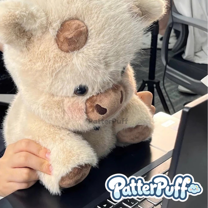 PatterPuff™ Running Highland Cow Plushie