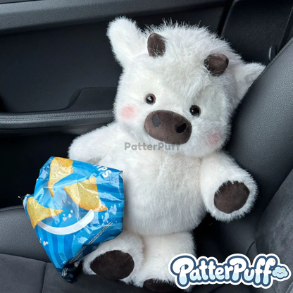 PatterPuff™ Running Highland Cow Plushie
