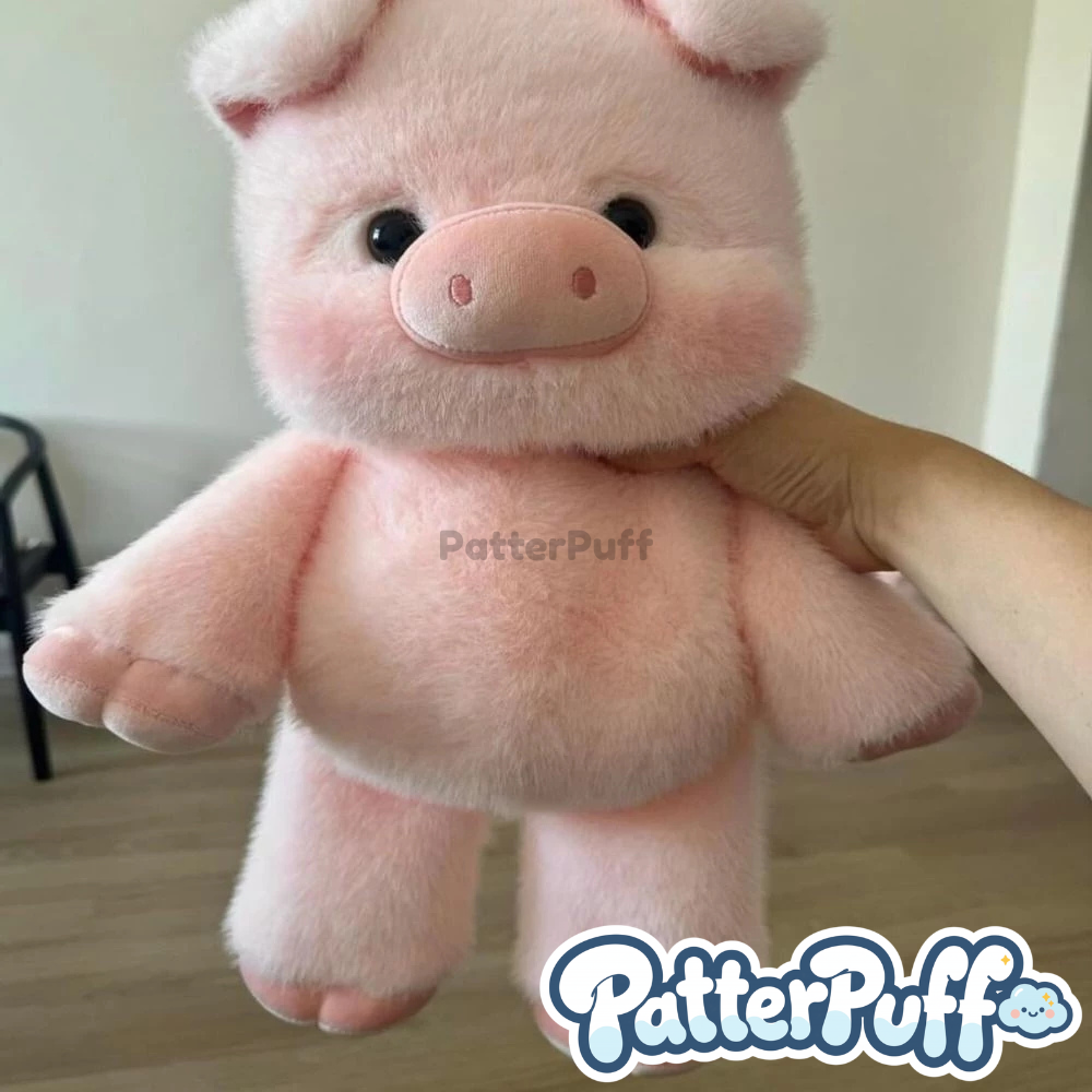 PatterPuff™ Running Pig Plushie