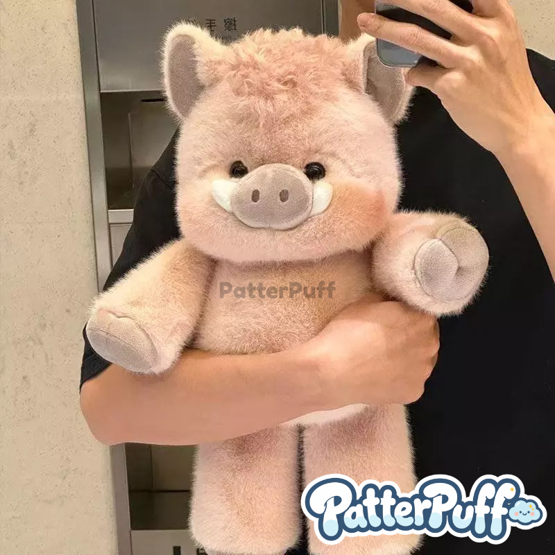 PatterPuff™ Running Wild Boar Plushie