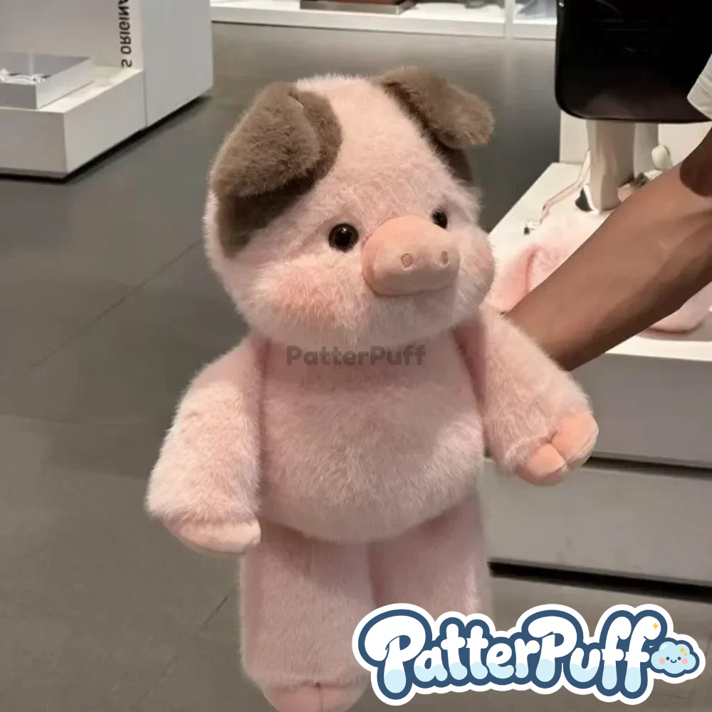 PatterPuff™ Running Pig Plushie