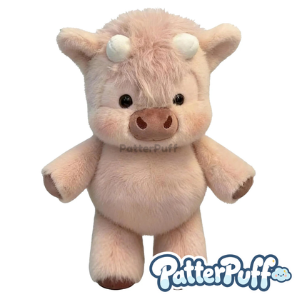 PatterPuff™ Running Highland Cow Plushie