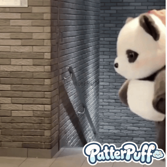 PatterPuff™ Running Panda Plushie