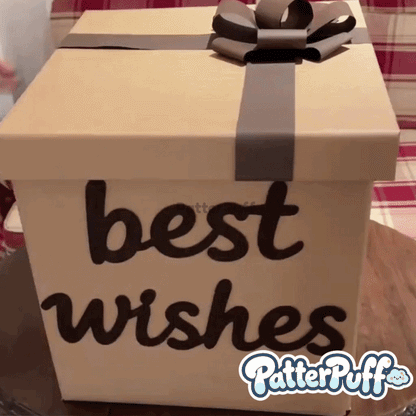 PatterPuff™ Running Highland Cow Plushie