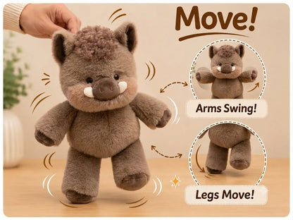 PatterPuff™ Running Wild Boar Plushie